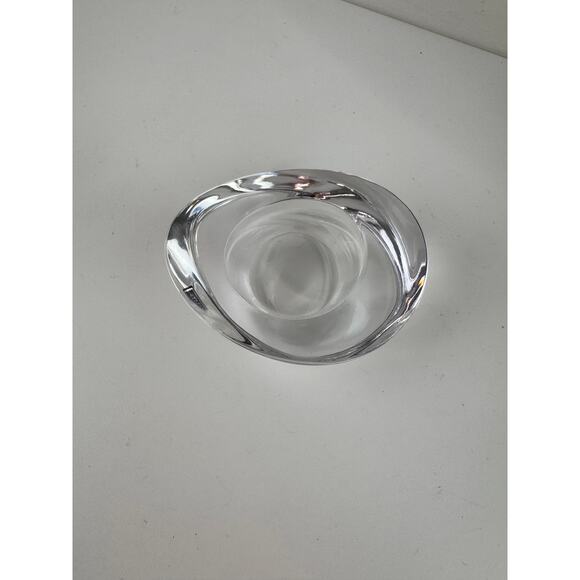 Vintage NAMBE Clear Twist Votive Candle Holder Crystal Glass Home Decorative - Picture 2 of 6